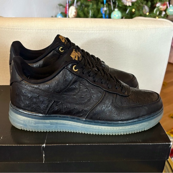 nike air force 1 cmft lux low black ostrich